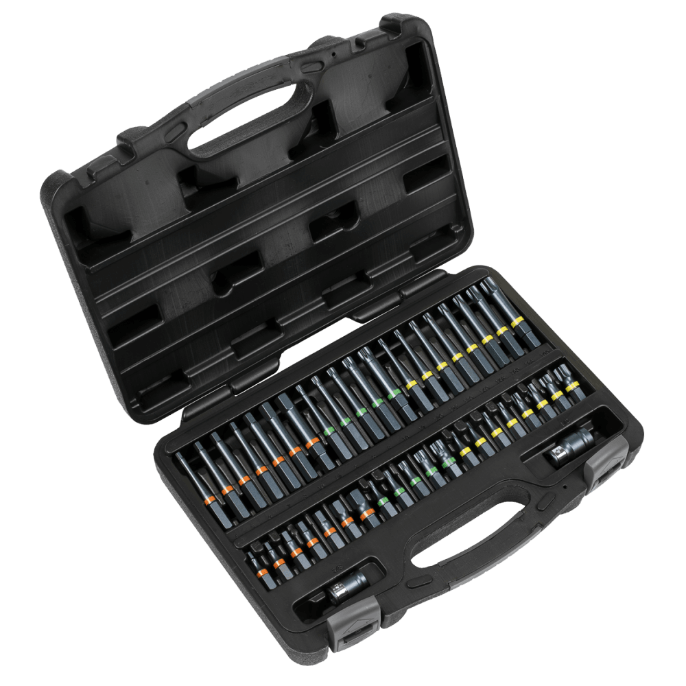 Sealey TRX-Star*/Hex/Spline Bit Set Impact 42pc 3/8" & 1/2"Sq Drive Model No- AK21901