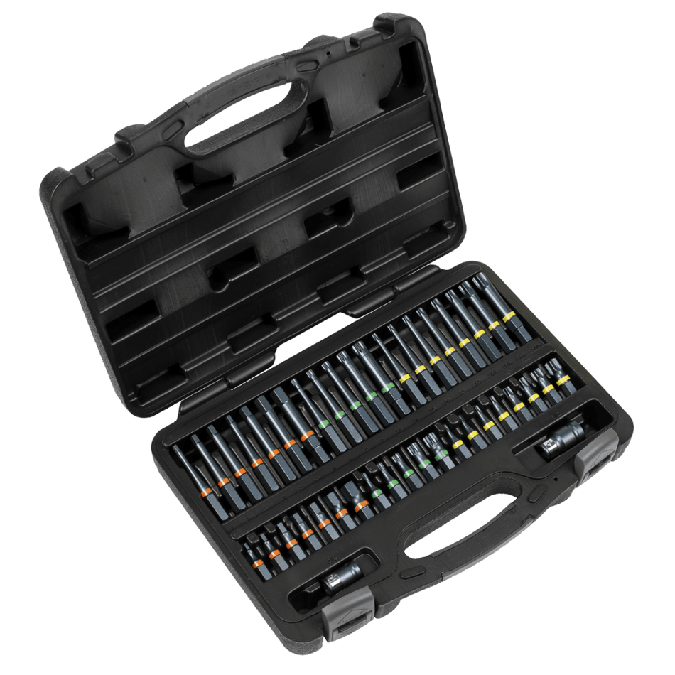 Sealey TRX-Star*/Hex/Spline Bit Set Impact 42pc 3/8" & 1/2"Sq Drive Model No- AK21901