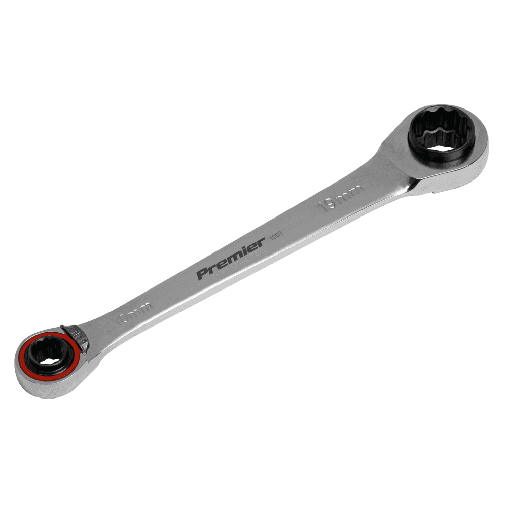 Sealey Premier Platinum 4-in-1 Reversible Ratchet Ring Spanner Model No- AK63948