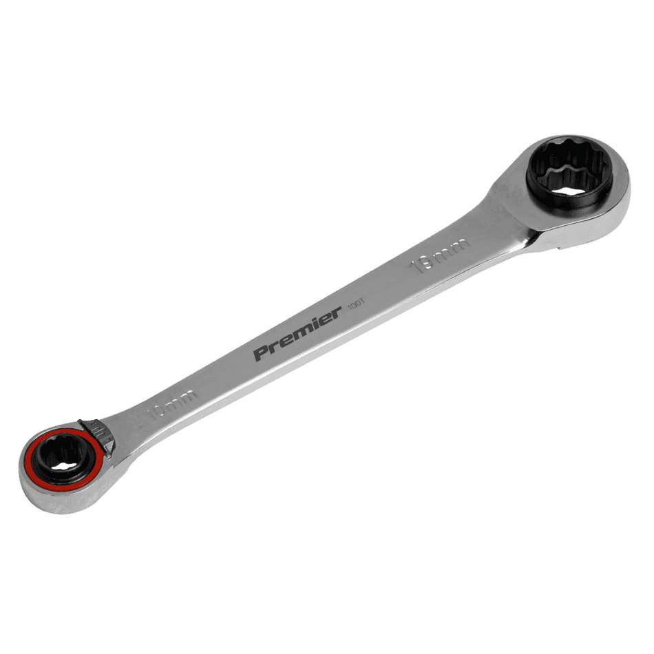 Sealey Premier Platinum 4-in-1 Reversible Ratchet Ring Spanner Model No- AK63948