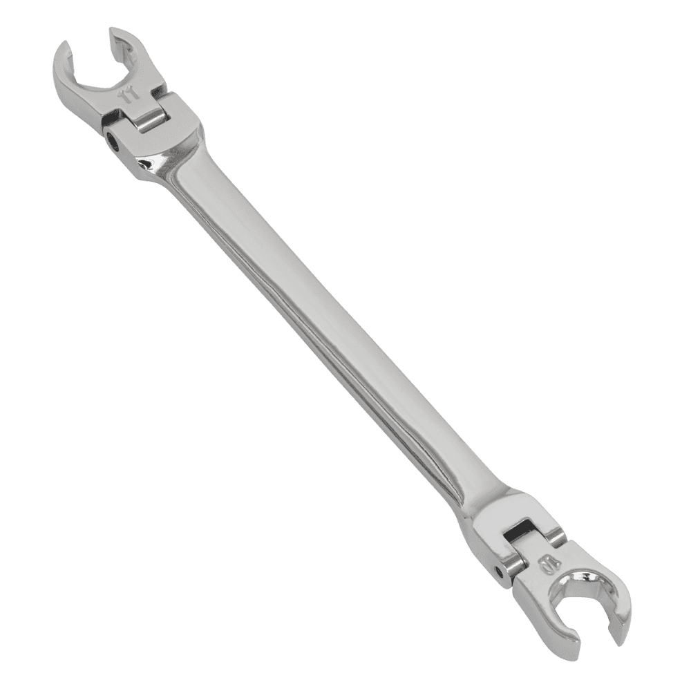 Sealey Flexi-Head Flare Nut Spanner 10 x 11mm Model No- AK26521