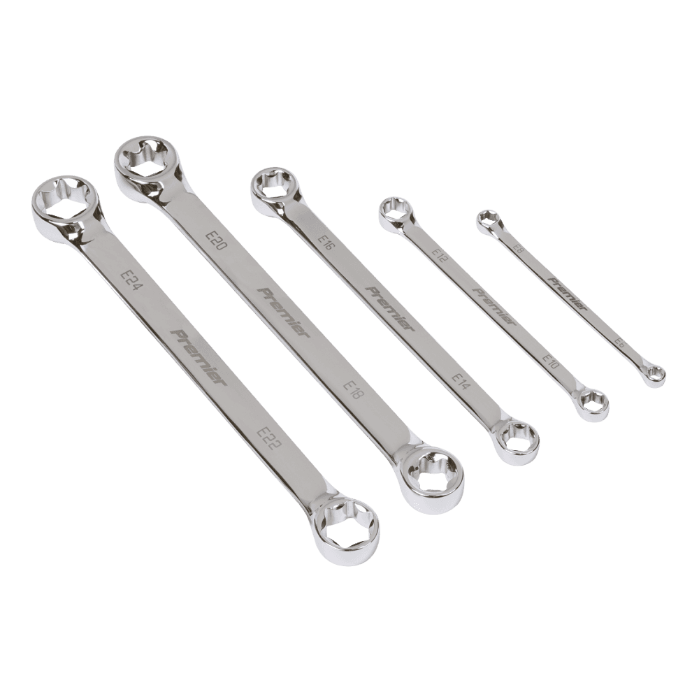Sealey TRX-Star* Double End Spanner Set 5pc Model No- AK5481