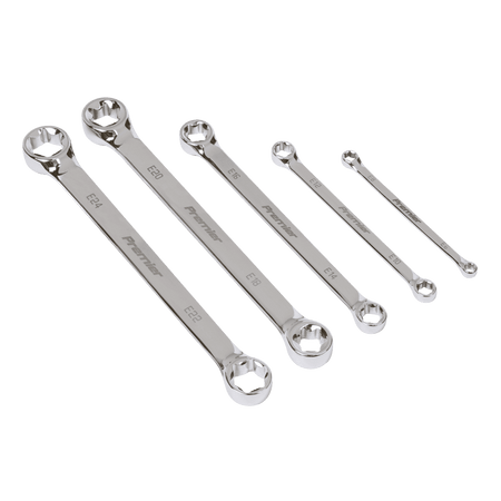 Sealey TRX-Star* Double End Spanner Set 5pc Model No- AK5481