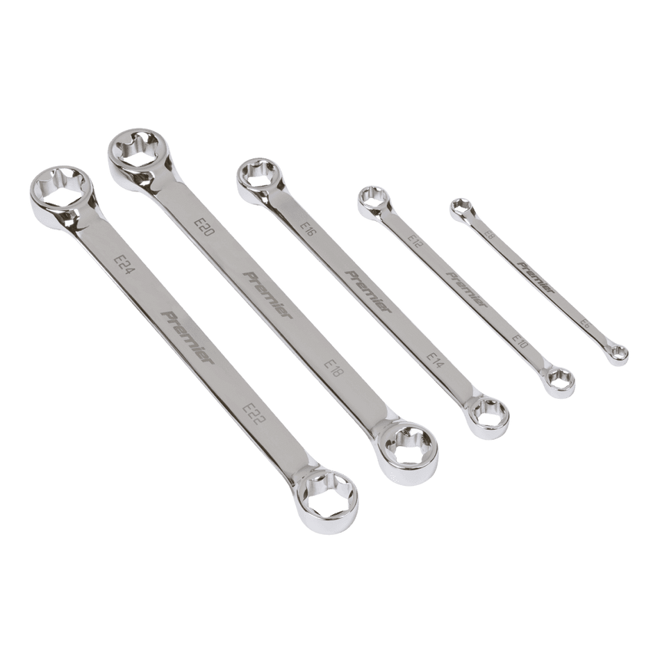 Sealey TRX-Star* Double End Spanner Set 5pc Model No- AK5481