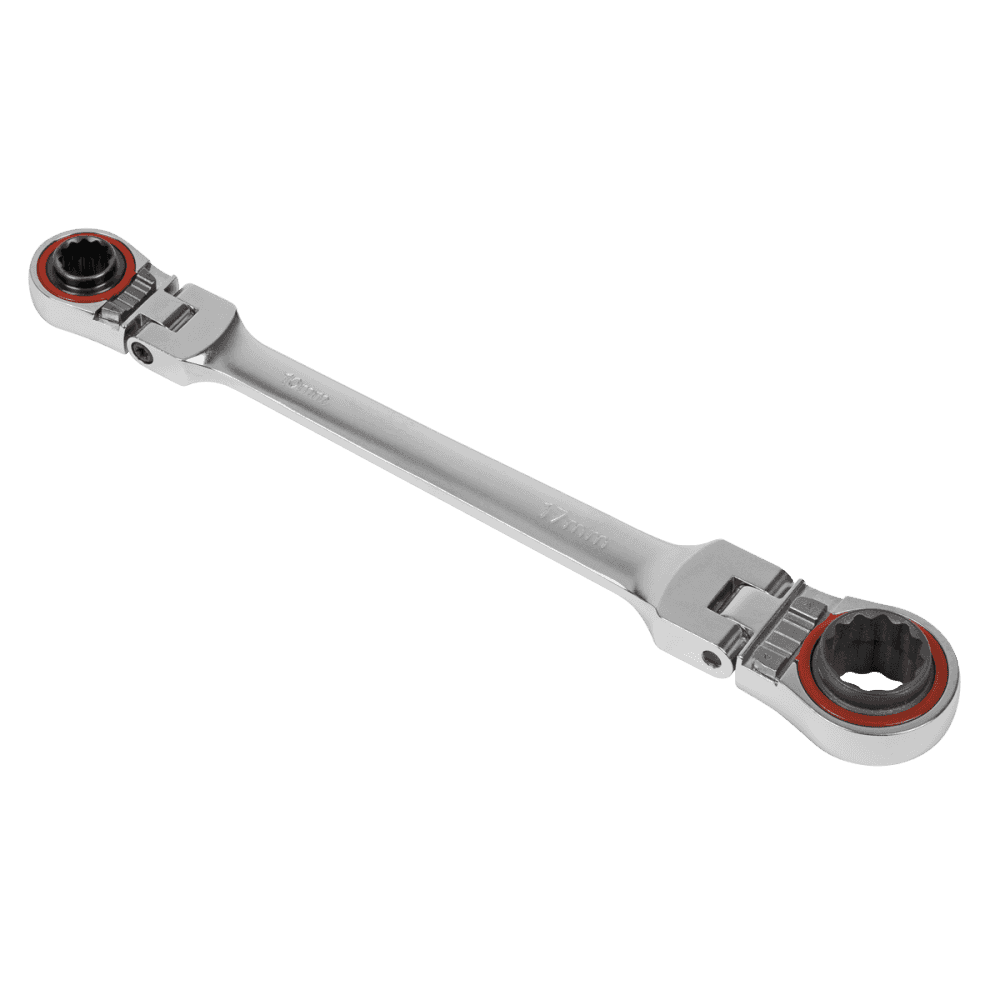 Sealey Premier Platinum 4-in-1 Flexi-Head Reversible Ratchet Ring Spanner Model No- AK63947