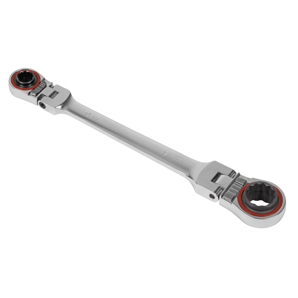 Sealey Premier Platinum 4-in-1 Flexi-Head Reversible Ratchet Ring Spanner Model No- AK63947
