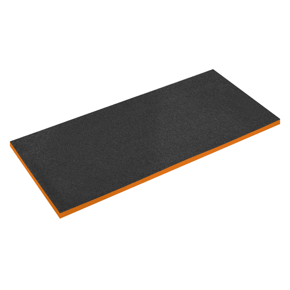 Sealey Easy Peel Shadow Foam® 1200 x 550 x 30mm - Orange/Black Model No- SF30OR