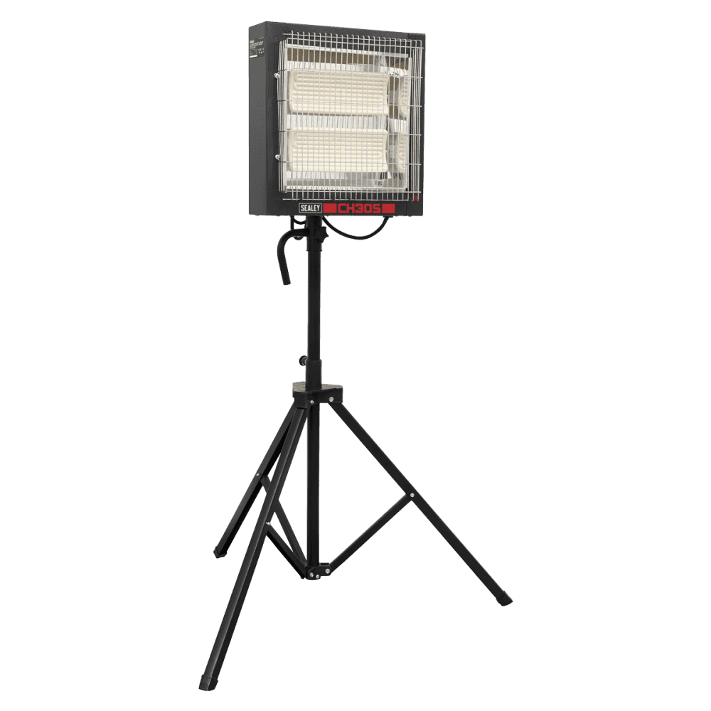Sealey Ceramic Heater with Telescopic Tripod Stand 1.4/2.8kW 230V Model No- CH30S