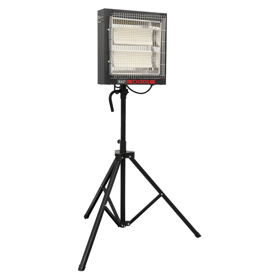 Sealey Ceramic Heater with Telescopic Tripod Stand 1.4/2.8kW 230V Model No- CH30S