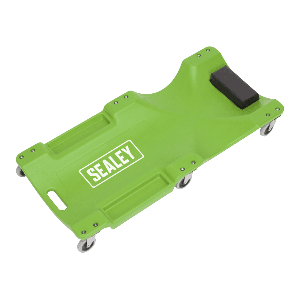 Sealey Composite Creeper with 6 Wheels - Hi-Vis Green Model No- SCR80HV