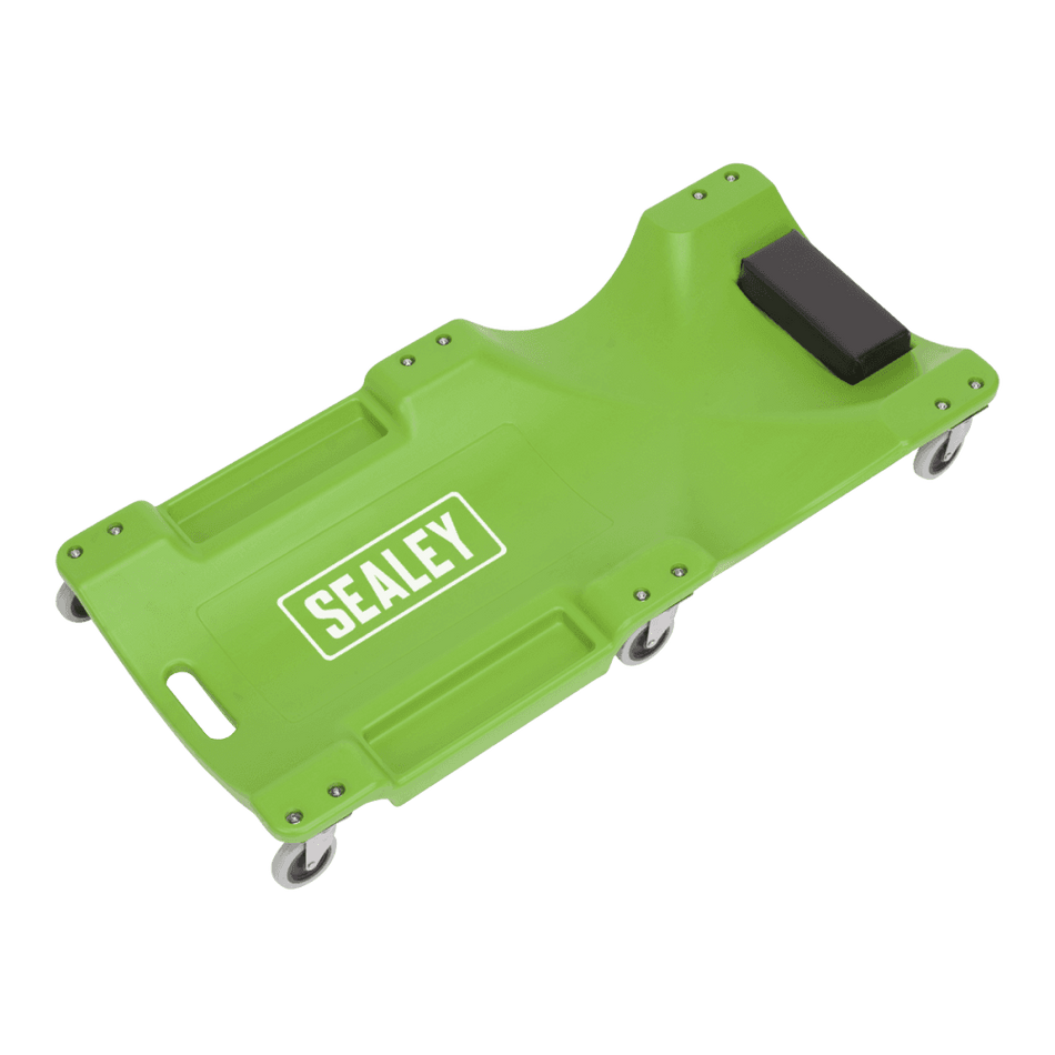 Sealey Composite Creeper with 6 Wheels - Hi-Vis Green Model No- SCR80HV