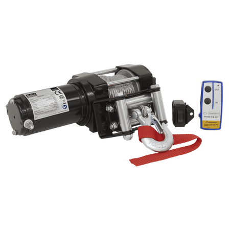 Sealey ATV Winch 1000kg Line Pull 12V Model No- ATV1000W