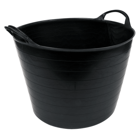 Sealey Heavy-Duty Flexi Tub 40L - Black Model No- SFT40