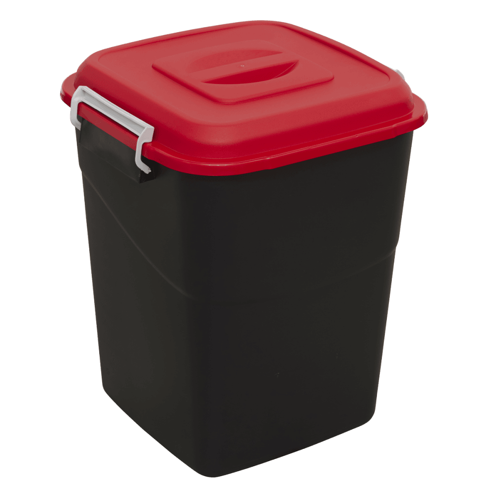 Sealey Refuse/Storage Bin 50L - Red Model No- BM50R