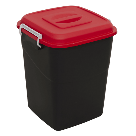 Sealey Refuse/Storage Bin 50L - Red Model No- BM50R