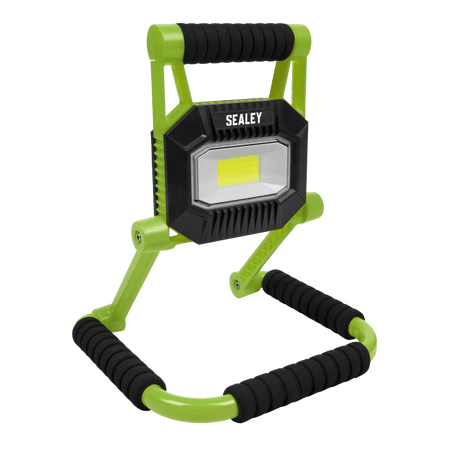 Sealey Rechargeable Portable Fold Flat Floodlight 10W COB LED Lithium-ion Model No- LEDFL10W