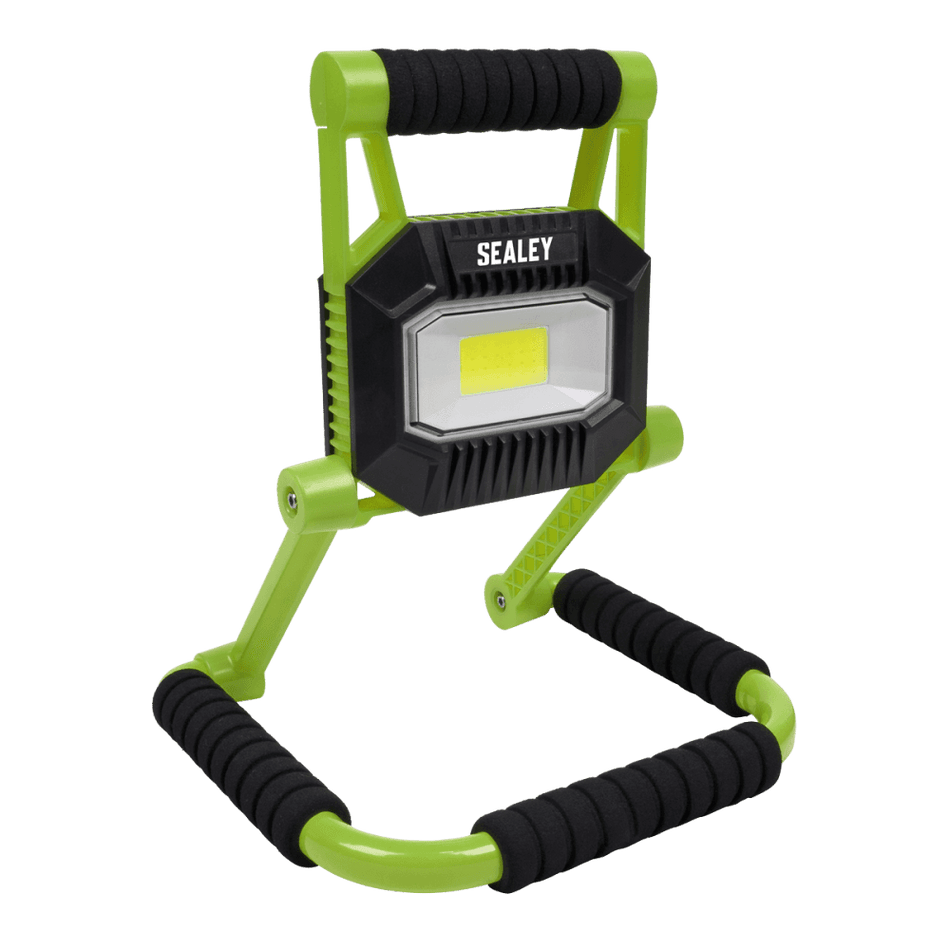 Sealey Rechargeable Portable Fold Flat Floodlight 10W COB LED Lithium-ion Model No- LEDFL10W