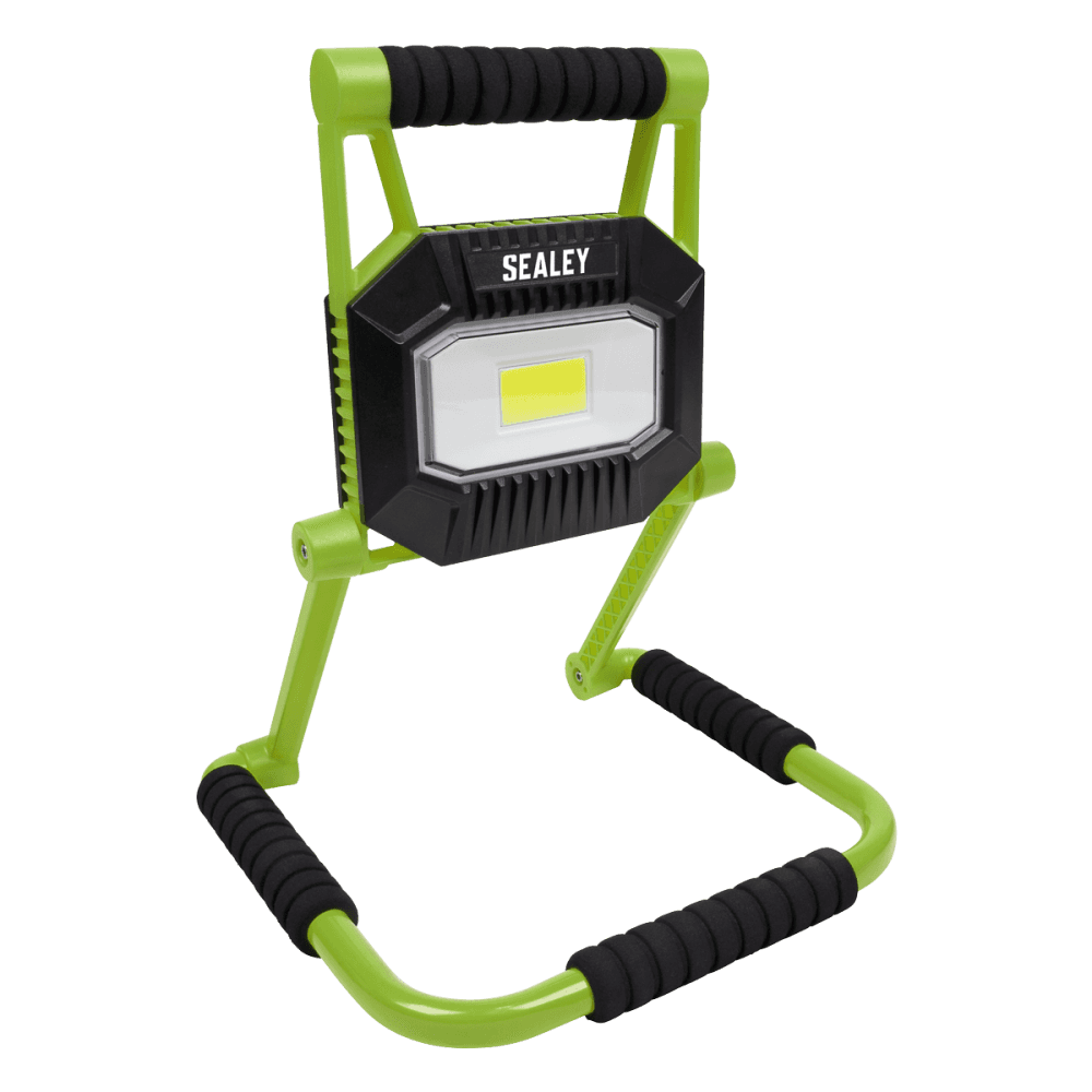 Sealey Rechargeable Portable Fold Flat Floodlight 20W COB LED Lithium-ion Model No- LEDFL20W