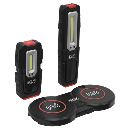 Sealey Inspection Lights 3W & 5W & Double Wireless Charging Base Model No- LEDWCBCOMBO4