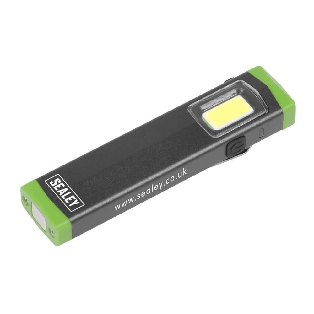 Sealey Mini Hand Torch Aluminium 3W COB LED Model No- LED500SB