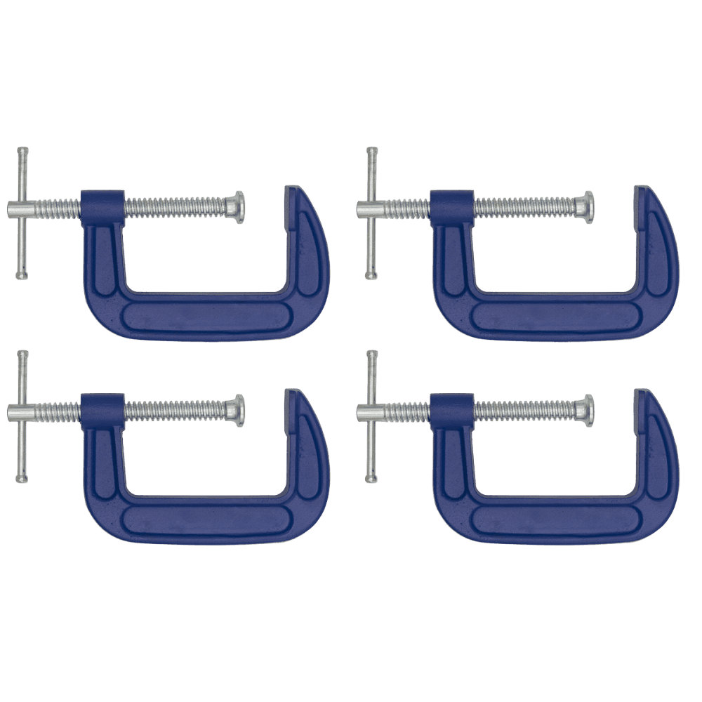 Sealey G-Clamp 75mm - Pack of 4 Model No- AK60034