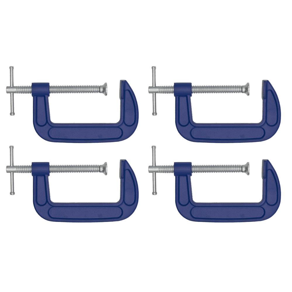 Sealey G-Clamp 100mm - Pack of 4 Model No- AK60044