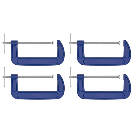 Sealey G-Clamp 200mm - Pack of 4 Model No- AK60084