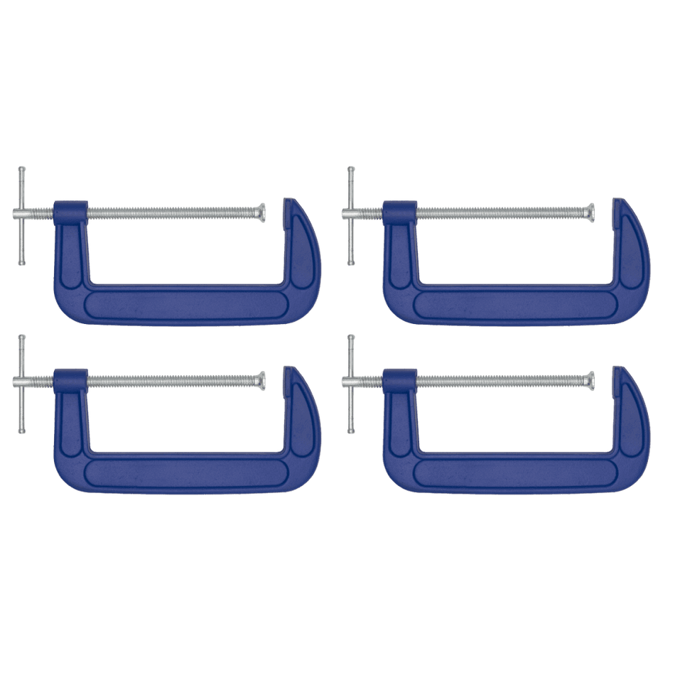 Sealey G-Clamp 200mm - Pack of 4 Model No- AK60084