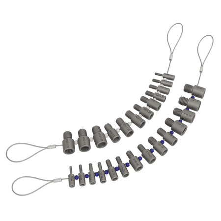 Sealey Thread Checker Nut & Bolt Checker Imperial/Metric Model No- AK70NBC