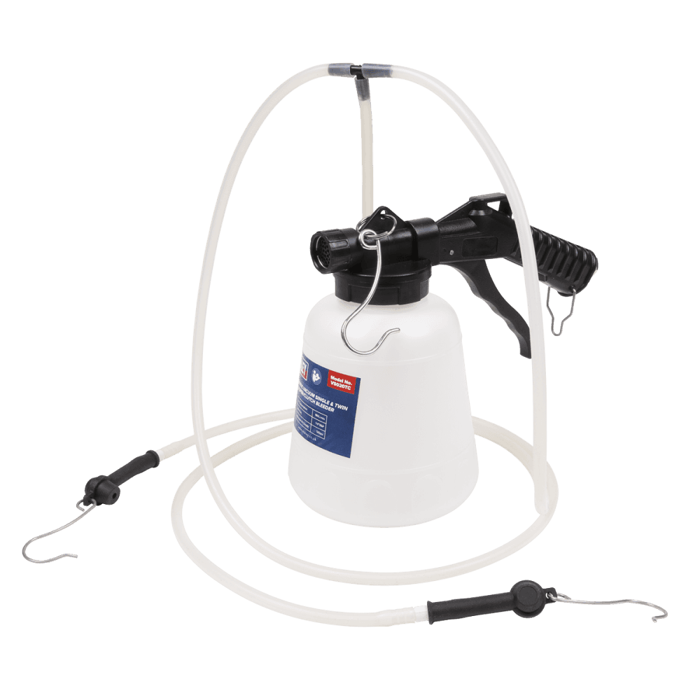 Sealey Brake Caliper/Clutch Bleeder 1L Pneumatic Vacuum Single & Twin Model No- VS020TC
