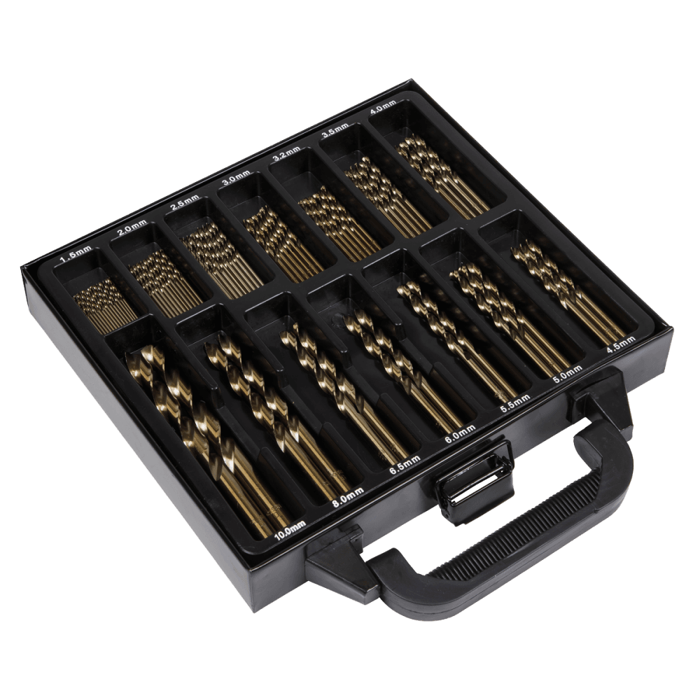 Sealey HSS Cobalt Fully Ground Drill Bit Set 99pc Model No- DBS99CB