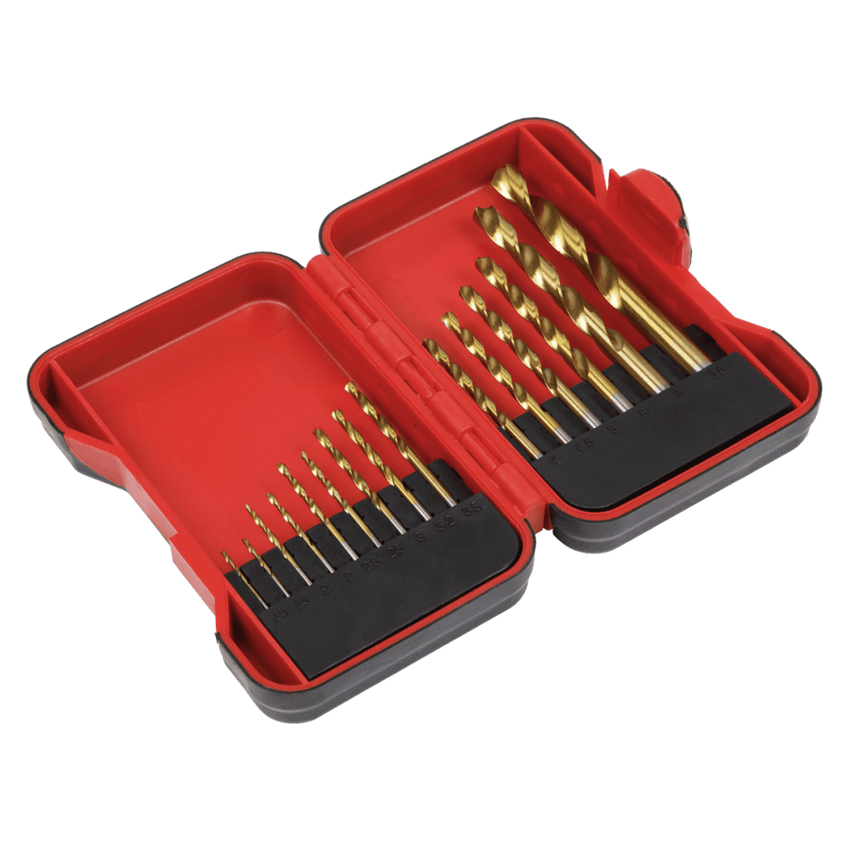 Sealey HSS Drill Bit Set 15pc Model No- AK3715HSS