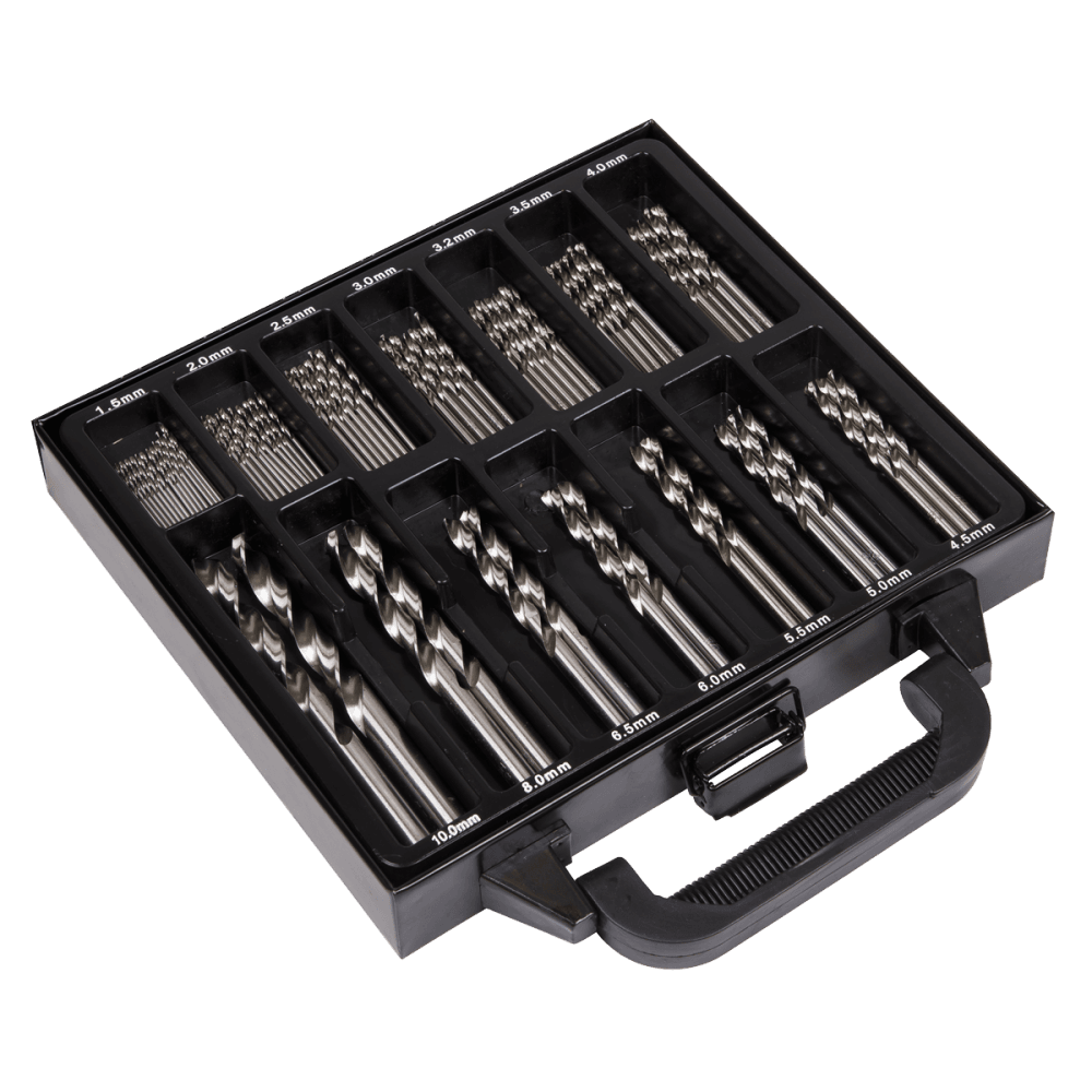 Sealey HSS Fully Ground Drill Bit Set 99pc Model No- DBS99FG