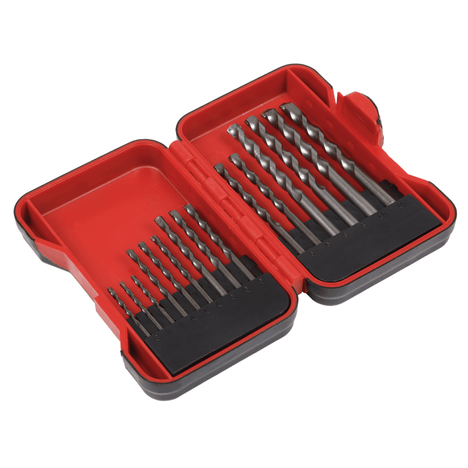 Sealey Masonry Drill Bit Set 15pc Model No- AK3715M
