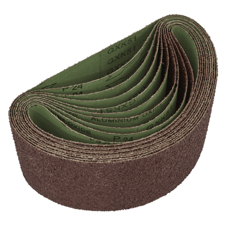 Sealey Sanding Belt 100 x 610mm 24Grit - Pack of 5 Model No- WSB61245