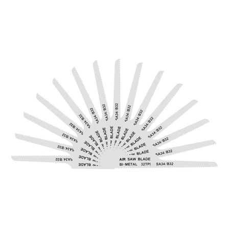 Sealey Air Saw Blade 32tpi - Pack of 15 Model No- SA34/B3215