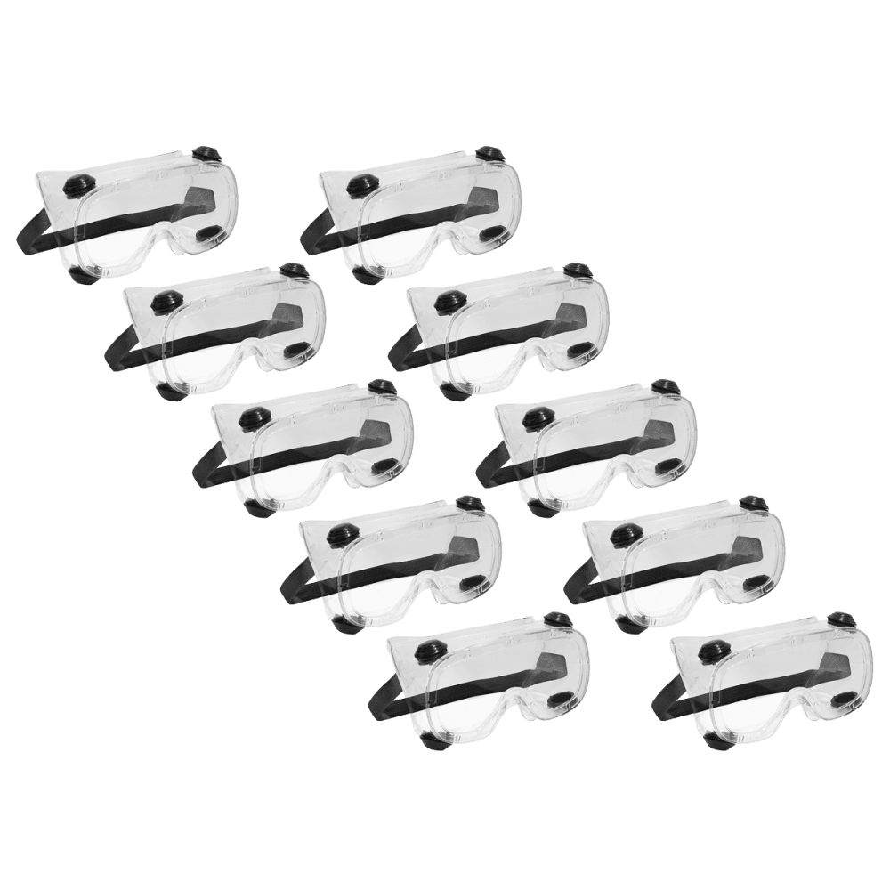 Sealey Standard Goggles - Indirect Vent - Pack of 10 Model No- 201/10
