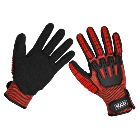 Sealey Cut & Impact Resistant Gloves - Large Model No- SSP38L