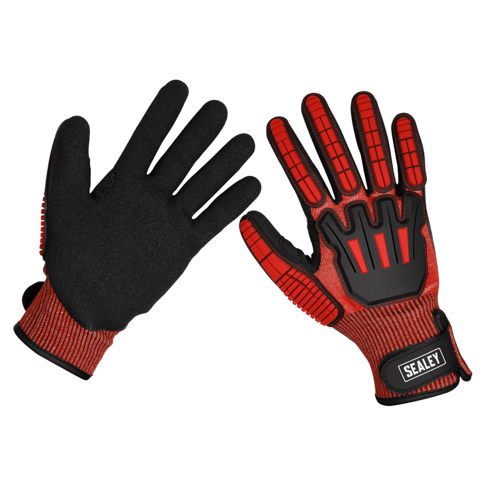 Sealey Cut & Impact Resistant Gloves - Large Model No- SSP38L