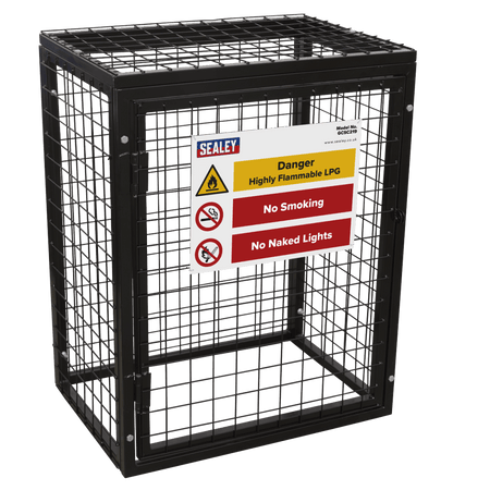 Sealey Safety Cage - 2 x 19kg Gas Cylinders Model No- GCSC219