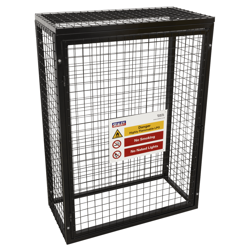 Sealey Gas Cylinder Safety Cage - 3 x 19kg Model No- GCSC319