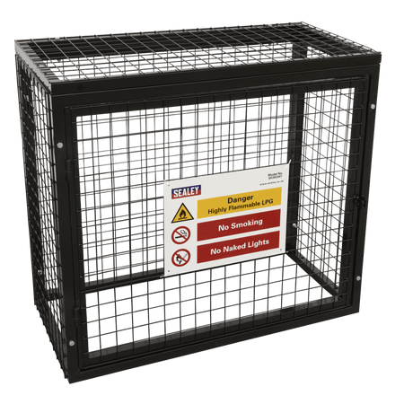 Sealey Safety Cage - 2 x 47kg Gas Cylinders Model No- GCSC247