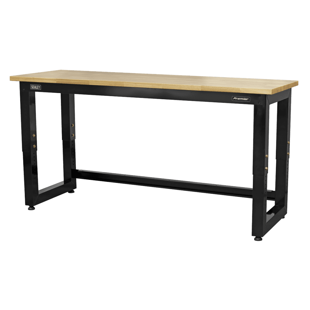 Sealey Steel Adjustable Workbench with Wooden Worktop 1830mm - Heavy-Duty Model No- APMS22