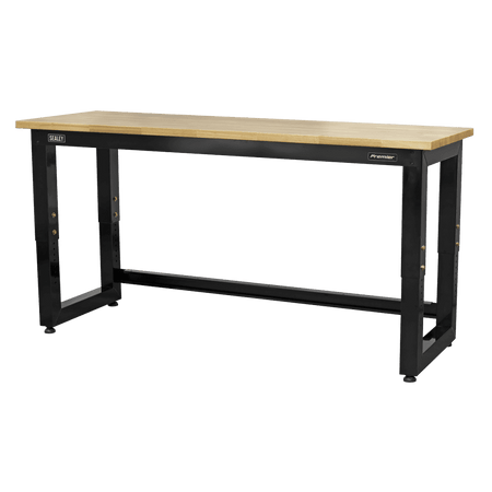 Sealey Steel Adjustable Workbench with Wooden Worktop 1830mm - Heavy-Duty Model No- APMS22