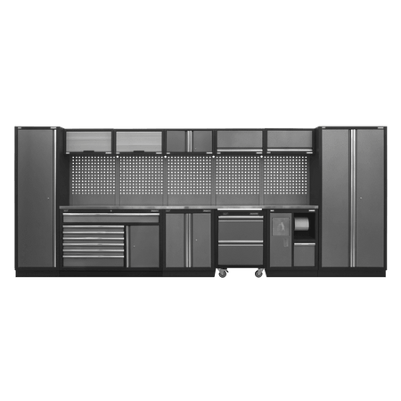 Sealey Modular Storage System Combo - Stainless Steel Worktop Model No- APMSSTACK15SS