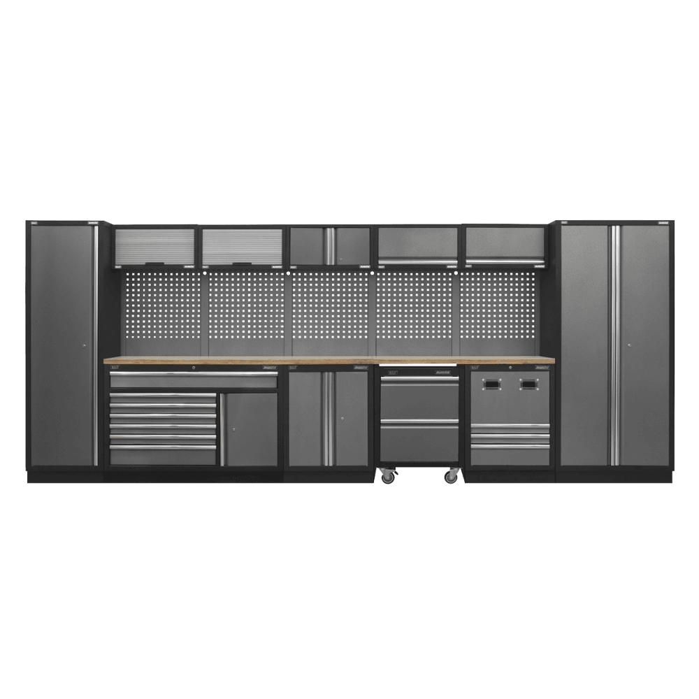 Sealey Modular Storage System Combo - Pressed Wood Worktop Model No- APMSSTACK16W