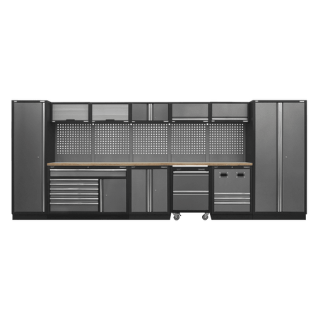 Sealey Modular Storage System Combo - Pressed Wood Worktop Model No- APMSSTACK16W