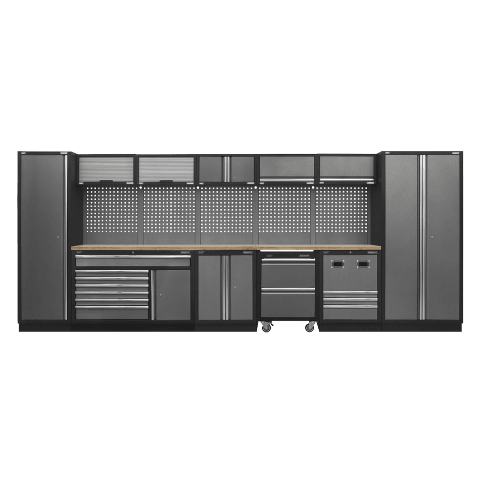 Sealey Modular Storage System Combo - Pressed Wood Worktop Model No- APMSSTACK16W