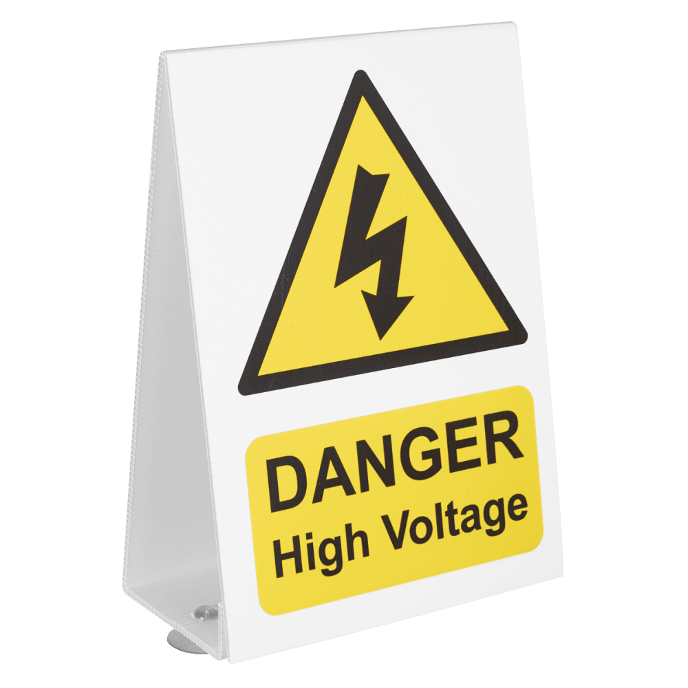Sealey High Voltage Vehicle Warning Sign Model No- HVS1