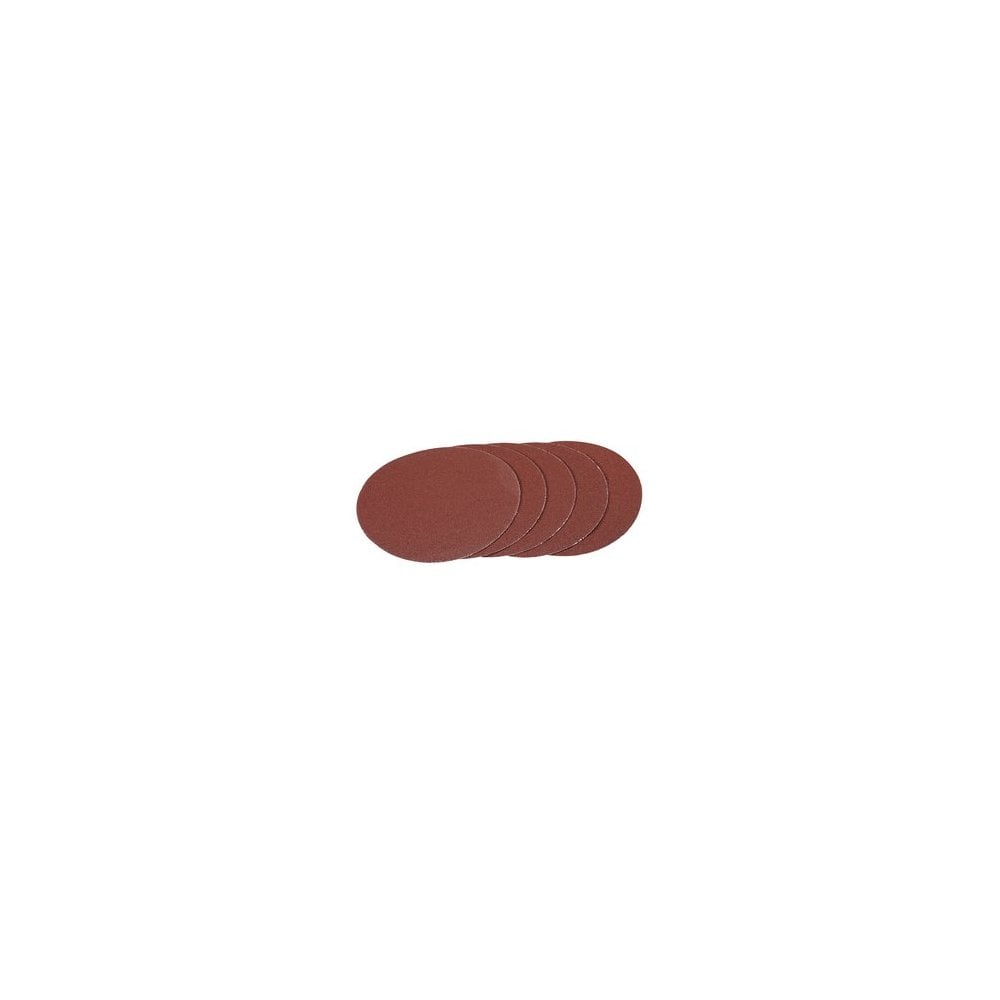 Hook and Loop Aluminium Oxide Sanding Discs, 180mm, 60 Grit (Pack of 5): Model No. APT257